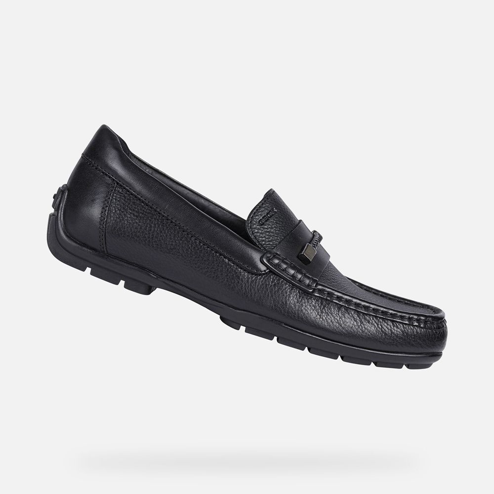 Geox Erkek Loafers Siyah - Moner W 2Fit - PGT-349502